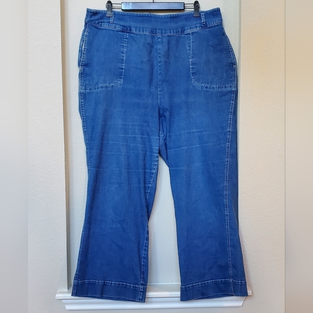 Modcloth Wide Flare denim jeans